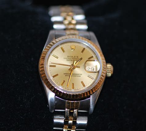 rolex oyster femme acier